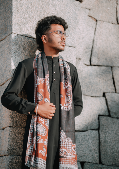 Soft Paisley shawl
